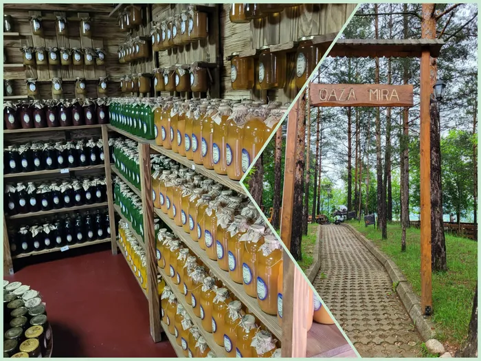 Malak Farma, šetalište do prodavnice. Domaći med, džem, sokovi