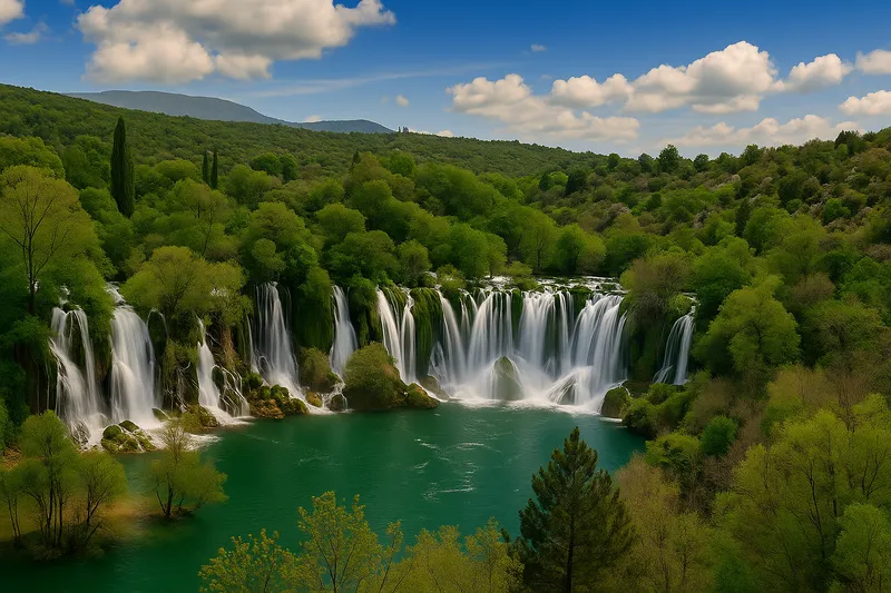 Vodopad Kravica u blizini Mostara