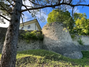 Zidine stare tvrđave u Cazinu.