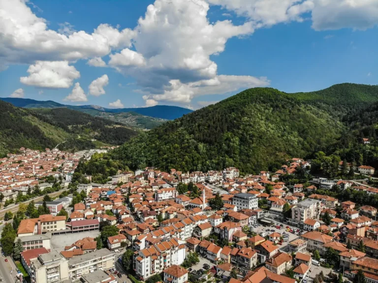 Prijepolje pticija perspektiva centar carsije