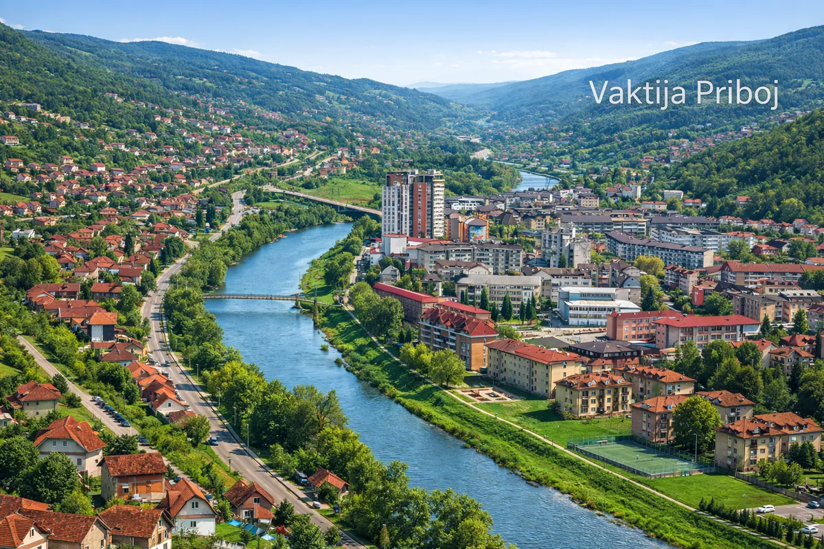 Vaktija i vremena za namaze u Priboju.