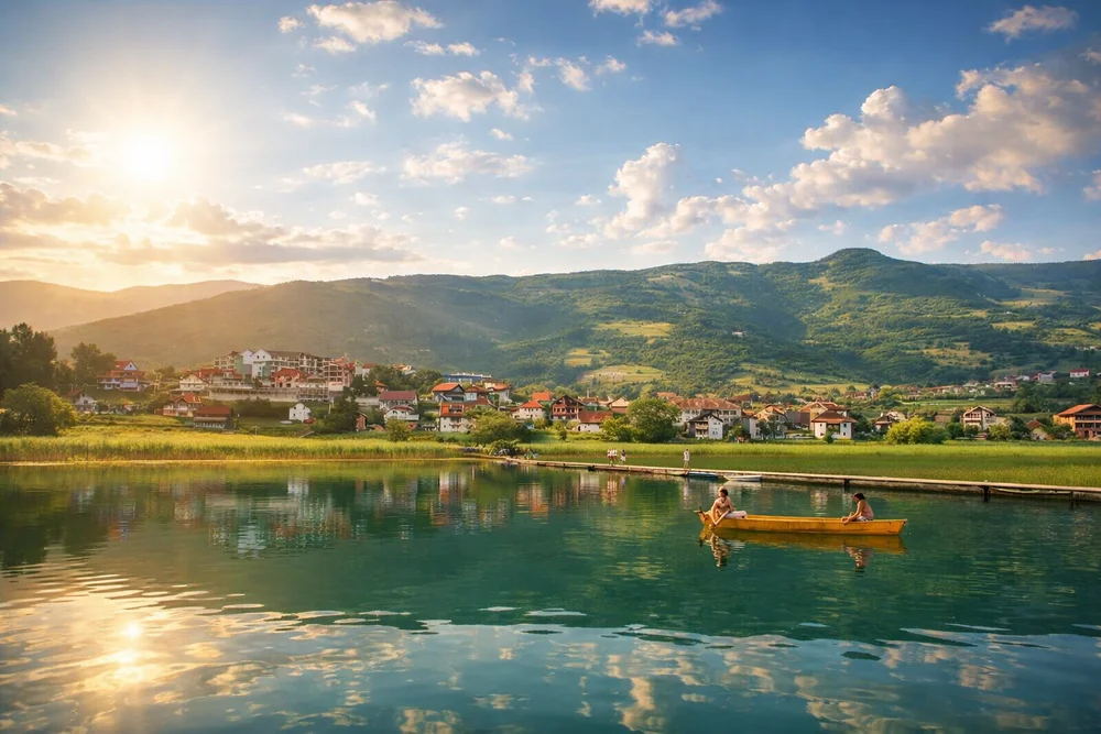 Šetalište uz Plavsko jezero u Plavu, lagana ruta uz obalu