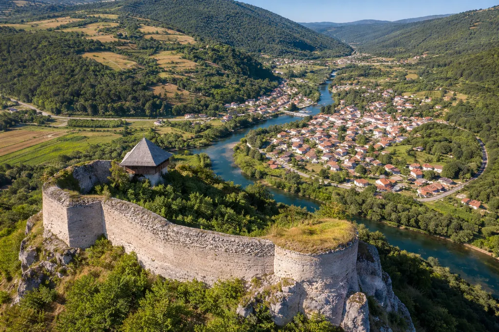 Kulen Vakuf i tvrđava Ostrovica iznad Une