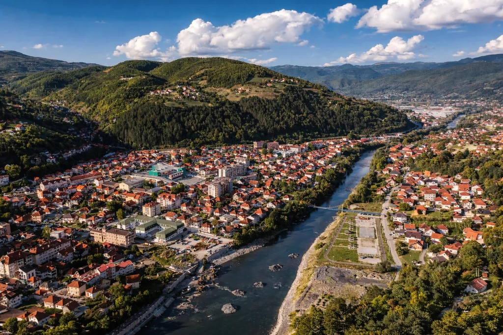 Centar Bijelog Polja i dolina rijeke Lim