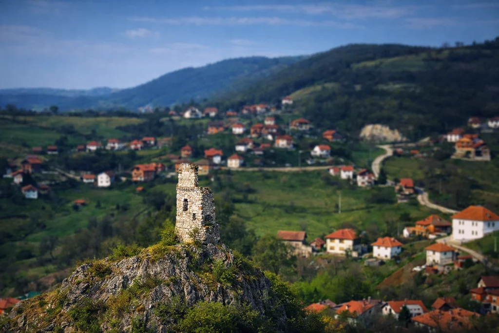 Stari grad Soko kod Gračanice, pogled sa lokaliteta