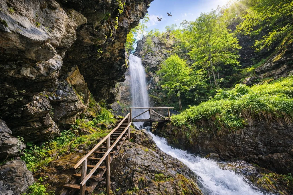 Zdrimački vodopadi kod Gornjeg Vakufa – staza i vodopad